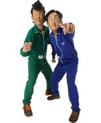 原画展には前野と井沢が現れ、記念撮影ができる機会も。