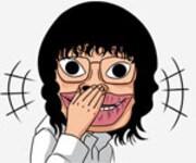 配信中の「行け！稲中卓球部」LINEスタンプ。