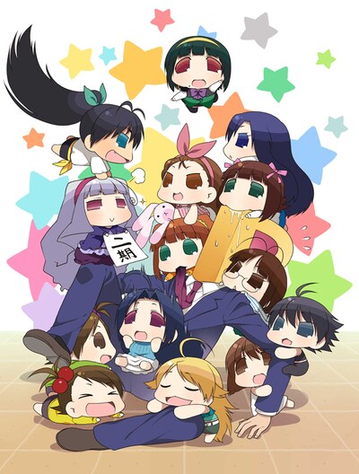 アニメ「ぷちます！」第2期のキービジュアル。(c)NBGI／ぷろじぇくとあいます・ぷち