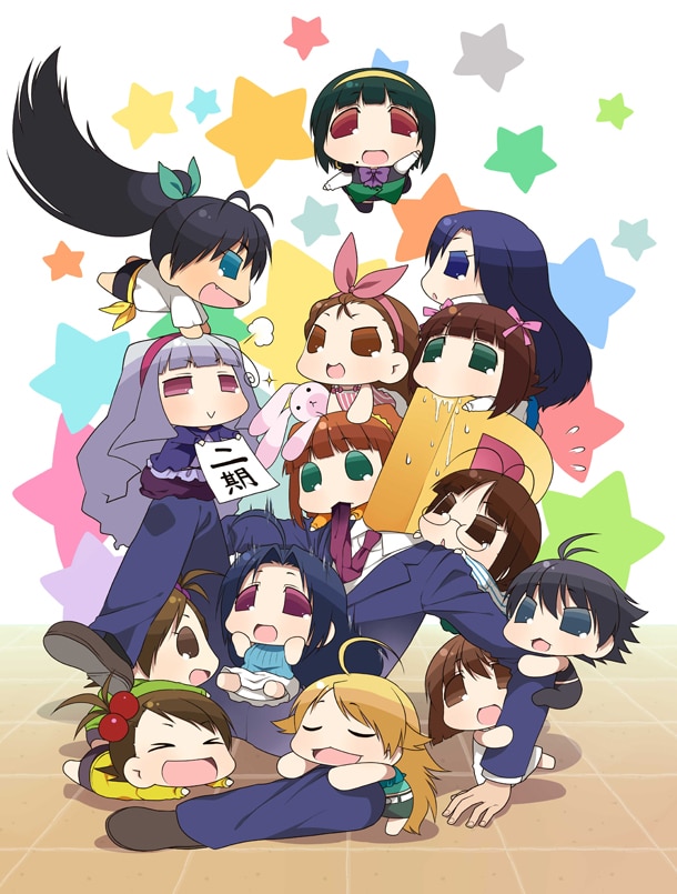 アニメ「ぷちます！」第2期のキービジュアル。(c)NBGI／ぷろじぇくとあいます・ぷち