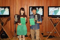 写真左より花澤香菜、下野紘。