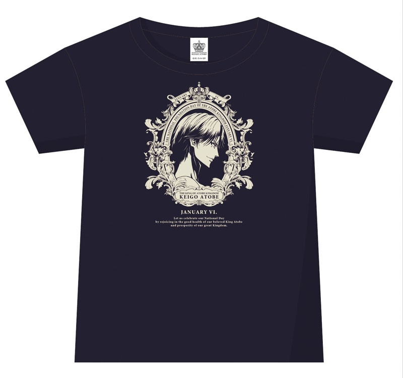 「新テニスの王子様 跡部王国建国記念祭 国民Tシャツ」価格は2079円。(c)許斐 剛／集英社・NAS・新テニスの王子様プロジェクト
