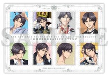 「新テニスの王子様 跡部王国建国記念祭 切手風シール」価格は399円。(c)許斐 剛／集英社・NAS・新テニスの王子様プロジェクト