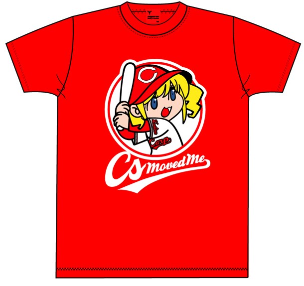 「球場ラヴァーズ」の特製Tシャツ。サイズはフリー（L）。