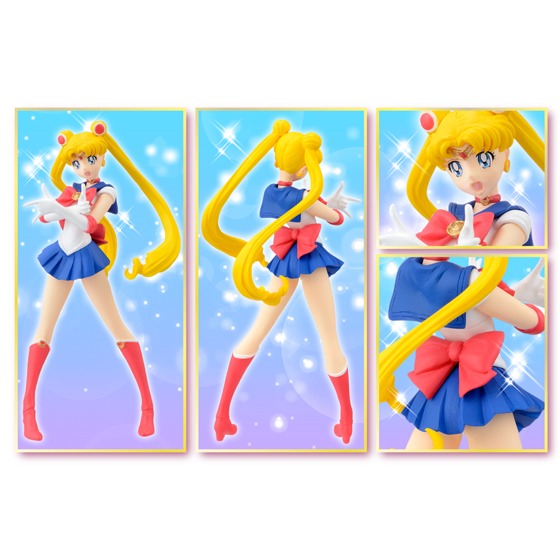 「HGIFセーラームーンコレクション」よりセーラームーンのフィギュア。(c)武内直子・PNP・東映アニメーション