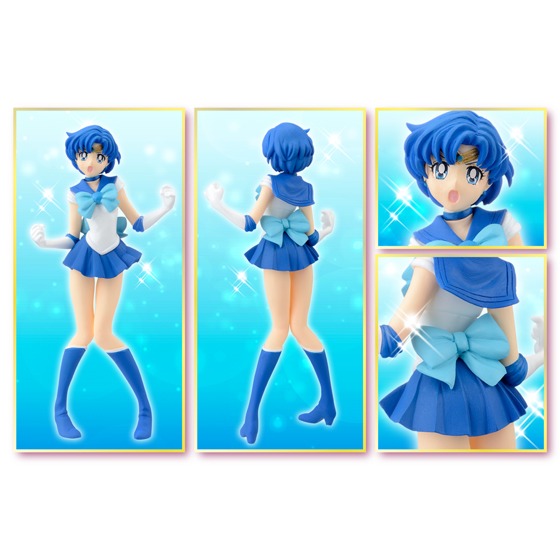 「HGIFセーラームーンコレクション」よりセーラーマーキュリーのフィギュア。(c)武内直子・PNP・東映アニメーション