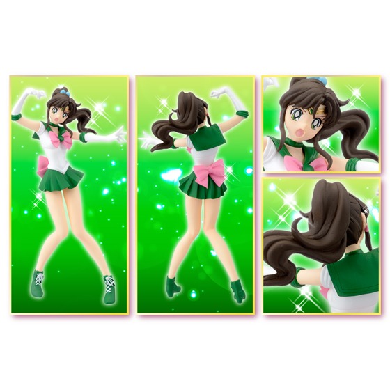 「HGIFセーラームーンコレクション」よりセーラージュピターのフィギュア。(c)武内直子・PNP・東映アニメーション