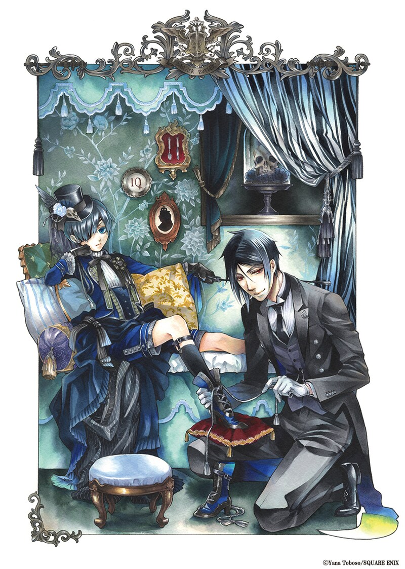 デビュー10周年記念「黒執事原画展~枢やなの世界~」メイン画像 (c)Yana Toboso/SQUARE ENIX