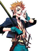 ムック「時代活劇画伝―斬―ZAN」に使用されるカバーイラスト。