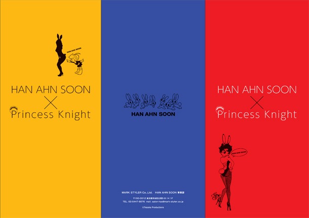 「HAN AHN SOON meets リボンの騎士@TOKYO解放区」のリーフレット。