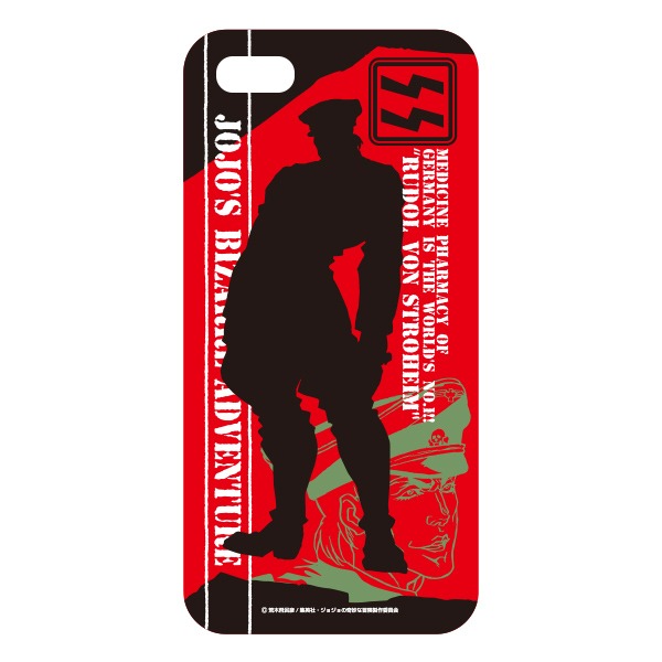 シュトロハイムのiPhoneケース。(c)荒木飛呂彦／集英社・ジョジョの奇妙な冒険製作委員会