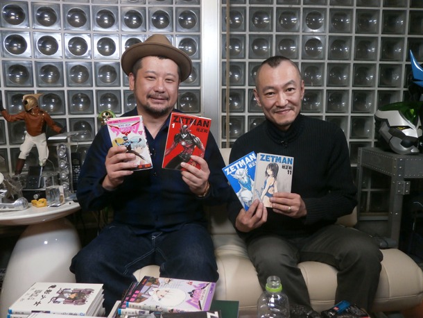 桂正和（右）とケンドーコバヤシ。