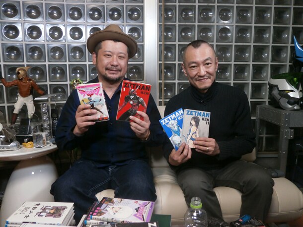 桂正和（右）とケンドーコバヤシ。