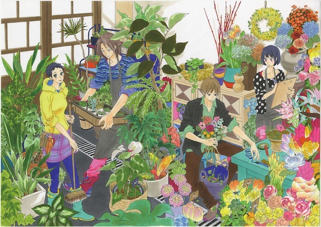 「夏雪ランデブー 番外編」カバーイラスト。