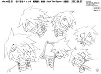 ジャックのキャラクター設定画。(c)久正人／アース・スター エンターテイメント・ 「ノブナガン」製作委員会