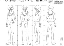 ジャックのキャラクター設定画。(c)久正人／アース・スター エンターテイメント・ 「ノブナガン」製作委員会