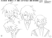 ジャックのキャラクター設定画。(c)久正人／アース・スター エンターテイメント・ 「ノブナガン」製作委員会