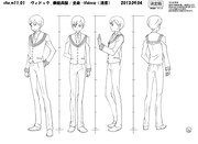 ヴィドックのキャラクター設定画。(c)久正人／アース・スター エンターテイメント・ 「ノブナガン」製作委員会