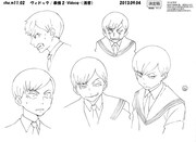 ヴィドックのキャラクター設定画。(c)久正人／アース・スター エンターテイメント・ 「ノブナガン」製作委員会