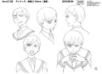 ヴィドックのキャラクター設定画。(c)久正人／アース・スター エンターテイメント・ 「ノブナガン」製作委員会