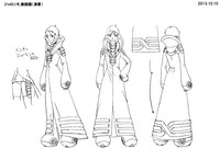 ジェロニモのキャラクター設定画。(c)久正人／アース・スター エンターテイメント・ 「ノブナガン」製作委員会