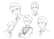 ジェロニモのキャラクター設定画。(c)久正人／アース・スター エンターテイメント・ 「ノブナガン」製作委員会