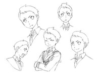 ジェロニモのキャラクター設定画。(c)久正人／アース・スター エンターテイメント・ 「ノブナガン」製作委員会