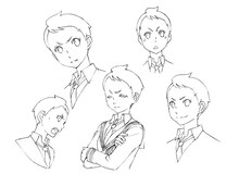 ジェロニモのキャラクター設定画。(c)久正人／アース・スター エンターテイメント・ 「ノブナガン」製作委員会