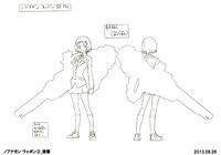 武器の設定資料。(c)久正人／アース・スター エンターテイメント・ 「ノブナガン」製作委員会