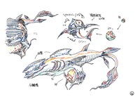 進化侵略体の設定資料。(c)久正人／アース・スター エンターテイメント・ 「ノブナガン」製作委員会