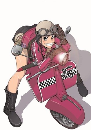 足立梨花が演じる百田モモ。(c)UME,GENTOSHA COMICS