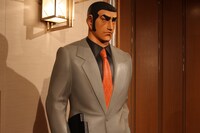 ゴルゴ13の等身大フィギュア。