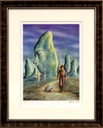 オリジナル版画「夢みる機械」（限定70エディション）、4万2000円。※画像は制作中のもので、版画の色調など実際の商品とは異なる場合がある。