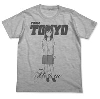 「一条蛍Tシャツ」のフロント。カラーはヘザーグレーのみ。(c)2013 あっと・メディアファクトリー／旭丘分校管理組合