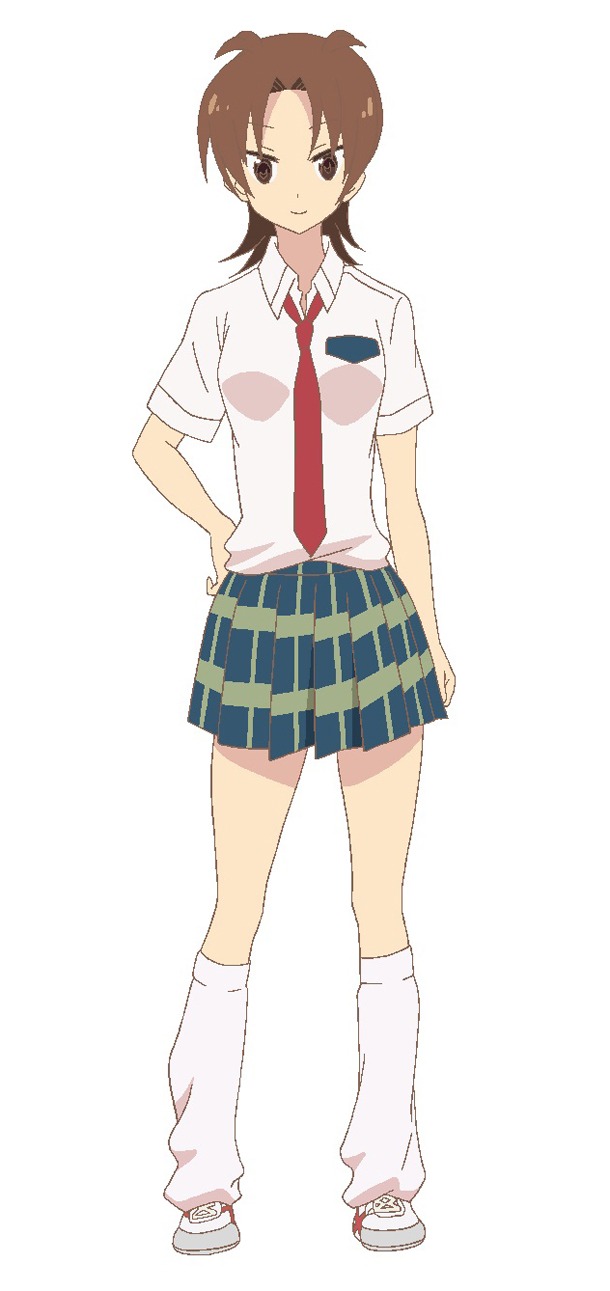 飯塚ゆず（CV：戸田めぐみ）の設定画。 (c)タチ・芳文社／桜Trick製作委員会