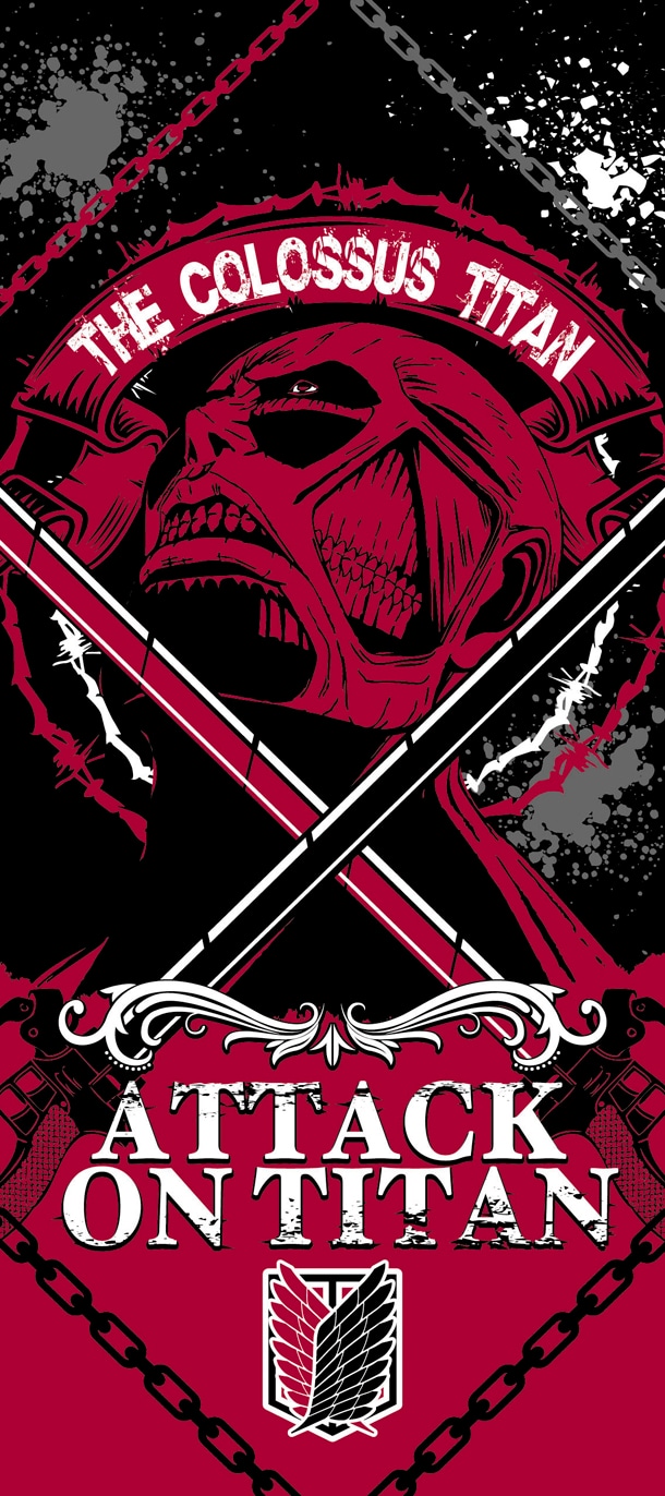 E賞「スポーツタオル」の1種。(c)諫山創・講談社／「進撃の巨人」製作委員会