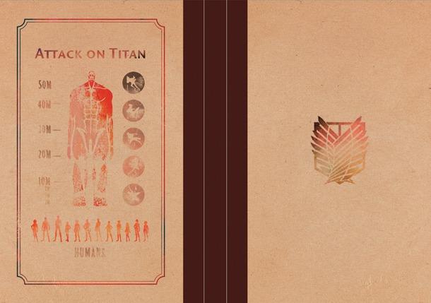 F賞「雑貨セレクション」紙製ブックカバーセット1 (c)諫山創・講談社／「進撃の巨人」製作委員会