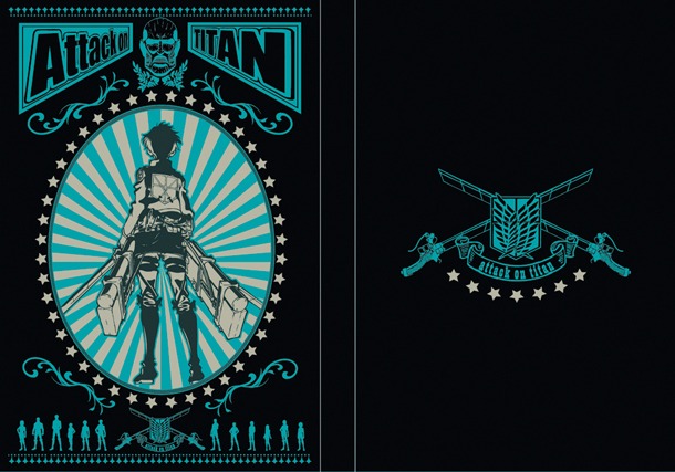 F賞「雑貨セレクション」紙製ブックカバーセット2 (c)諫山創・講談社／「進撃の巨人」製作委員会