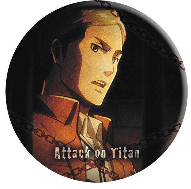 G賞「缶バッジセット」セット1 (c)諫山創・講談社／「進撃の巨人」製作委員会