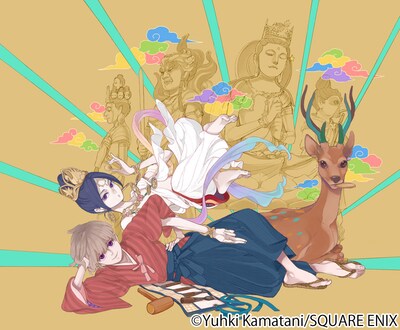 鎌谷悠希の新連載「ぶっしのぶっしん 鎌倉半分仏師録」カット