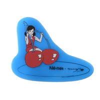 コップのフチ子アクリルアクセサリー（ブローチ・blue）