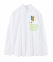 コップのフチ子シャツ（white）