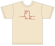 タバコおばけ(ヘザーベージュ)Tシャツ、3885円。