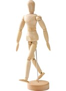 デッサン人形。高さは22cm。