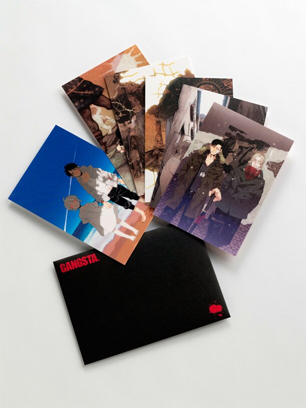 「GANGSTA.」のポストカードセット。