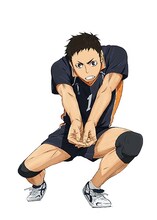 澤村大地（CV：日野聡） (c) 古舘春一／集英社・「ハイキュー!!」製作委員会