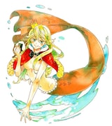 和深ゆあなによる新連載「人魚の王子さま～マーメイド・プリンス～」のカット。(c)和深ゆあな/ NSP 2013