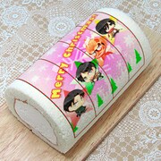 「リヴァイ・エレン・巨人・ミカサ」のプリロール。(c)諫山創・講談社／「進撃の巨人」製作委員会