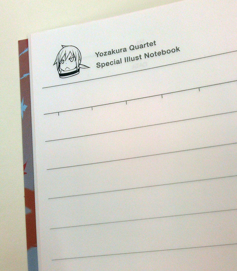 「夜桜四重奏」水着ノートの中身。