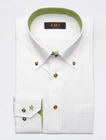 「ジョセフ・ジョースター」のワイシャツ。(c)荒木飛呂彦／集英社・ジョジョの奇妙な冒険製作委員会